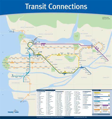 Vancouver Bus Route Map