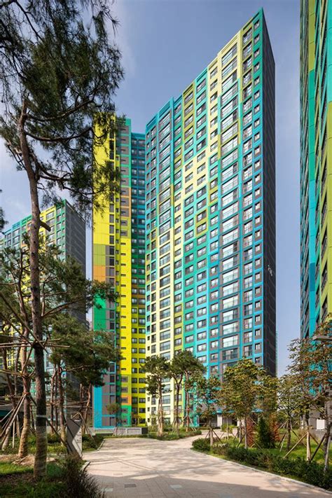 IPARK by UNStudio in Daegu, South Korea | Apartment facade, Apartment ...