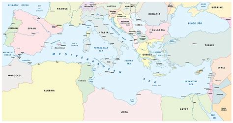 Mediterranean Countries - WorldAtlas