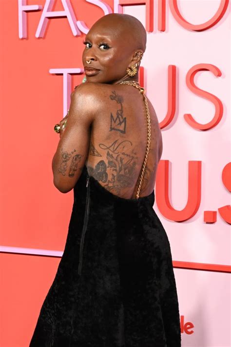 Cynthia Erivo Shows Off Back Tattoos; Amy Winehouse Biopic Premieres in London: April 2024 Celeb ...