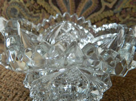 Vintage Pressed Glass Sugar Bowl - Etsy