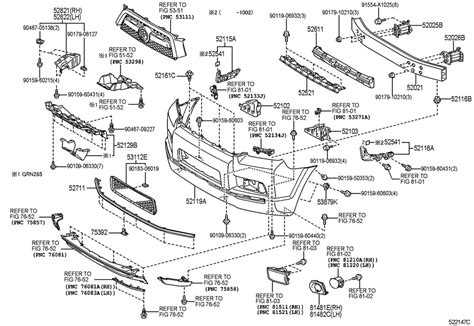 Toyota 4Runner Cover, front bumper. Cover, bumper; appearance package ...