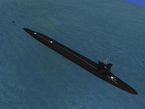 Ohio Class USS Maryland SSBN-738 3D Model by Dreamscape Studios