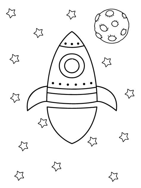 Space Shuttles Coloring Page