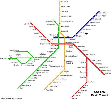 PLANOS DE METRO: Boston