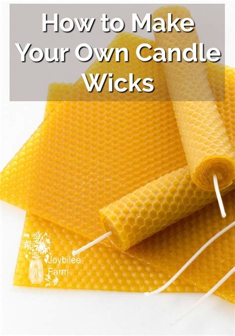 How to Make Candle Wicks | Candlewicking, Diy candle wick, Beeswax diy