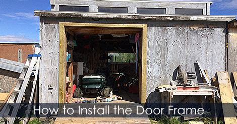 Build Shed Door - How to Measure Make and Install Shed Doors