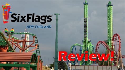 Six Flags New England Park REVIEW (Agawam, Massachusetts) - YouTube