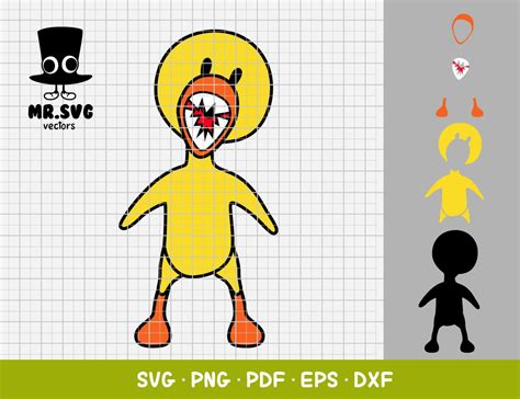 Roblox SVG Rainbow Friends SVG Yellow SVG Cutting File - Etsy UK