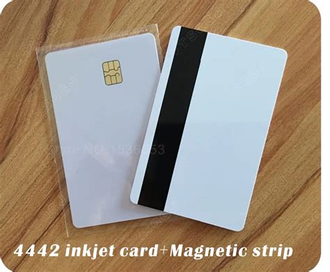 Magnetic strip Card with SLE4442 Chip Composite Card for epson Canon inkjet Printer contact ...