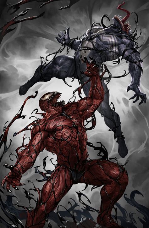 1366x768px, 720P free download | Carnage vs Venom, comic, fight, marvel ...