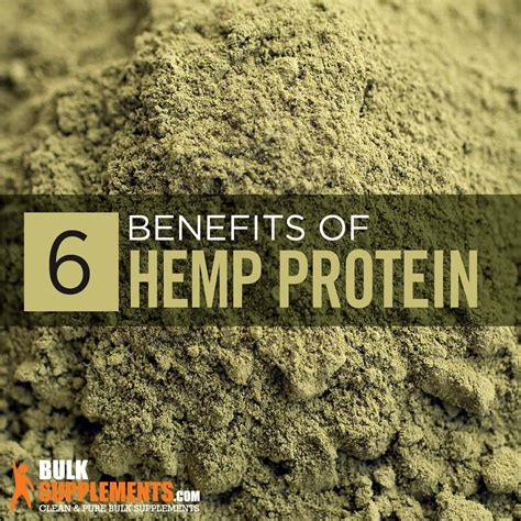 Hemp Protein: Benefits, Side Effects & Dosage