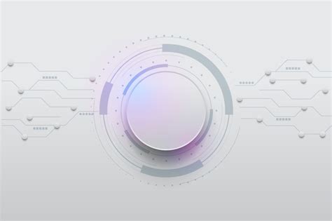 White technology background | Free Vector