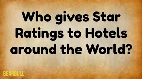 How Hotels are Rated Stars | How Hotels get Stars | Hotel Ratings ...