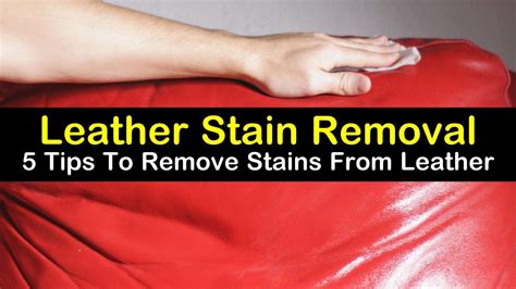 5 Smart Ways to Remove Stains from Leather
