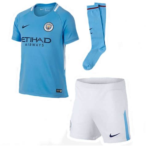 Manchester City Kids Home Kit 2017/18 Now In Stock