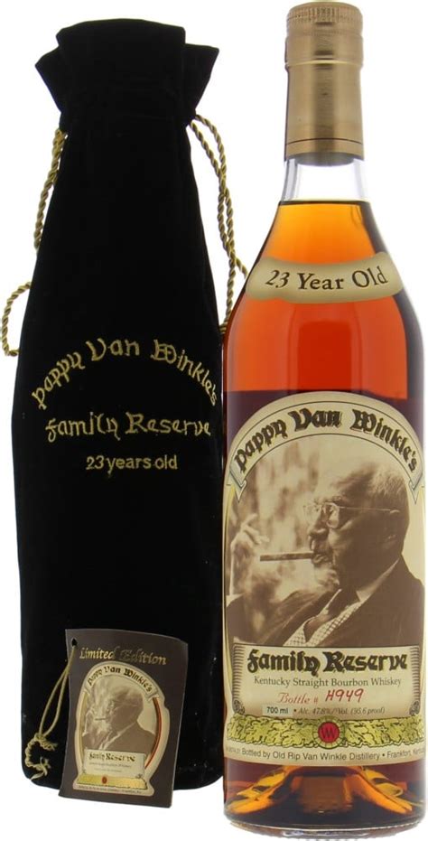 Pappy Van Winkle 23 Year Old Family Reserve H949 47.8% NV; | Buy Online ...