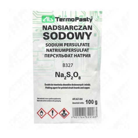 Sodium persulfate B327 100g for dissolving and etching printed circuit boards and copper, fine ...