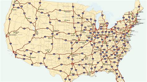 Map Of Usa Roads – Topographic Map of Usa with States