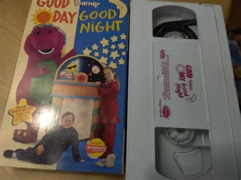 BARNEY - GOOD Day, Good Night (VHS, 1997) $19.10 - PicClick CA