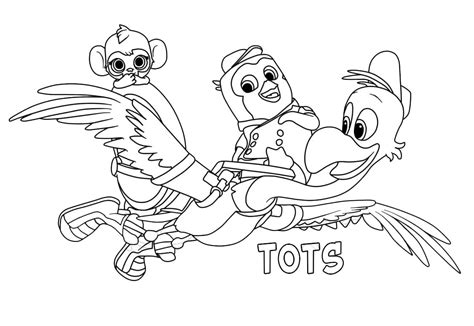 Free Disney Junior Tots Coloring Pages Coloring Pages