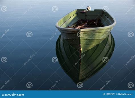 Row boat on Lake stock image. Image of atmosphere, outdoors - 12032631