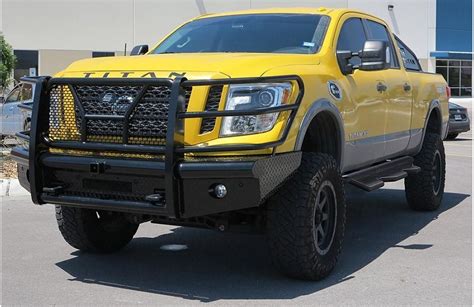 Nissan Titan XD :: 2016-2020 Nissan Titan XD :: Front Bumpers with Grille Guard :: Steelcraft HD ...