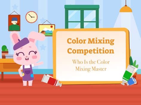 Color Mixing Competition Free Games online for kids in Pre-K by Ruby Art