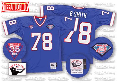 Buffalo Bills Bruce Smith Royal Throwback Jersey