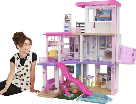 Buy Barbie Dreamhouse, Doll House Playset with 70+ Accessories ...