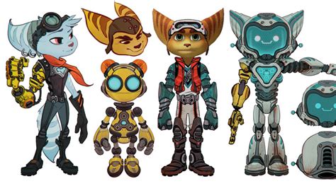 Ratchet & Clank: Rift Apart Concept Art & Characters