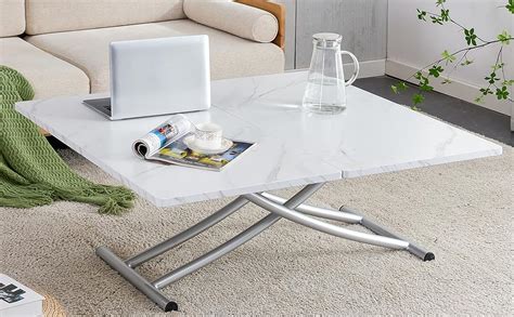 Amazon.com: Vohuai Lifting Coffee Table, Modern Minimalist Multifunctional Telescopic Folding ...