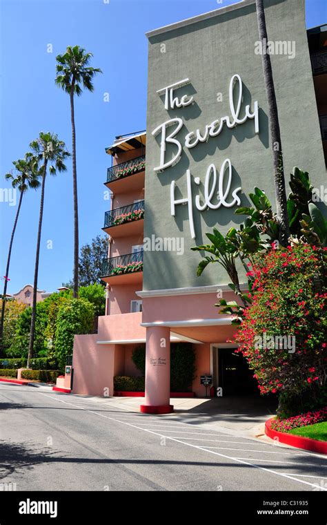 Beverly hills hotel, los angeles hi-res stock photography and images - Alamy