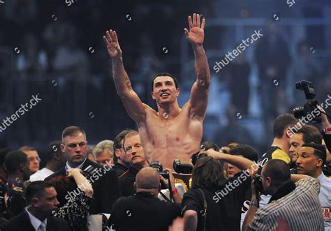 Ukrainian World Champion Wladimir Klitschko Celebrates Editorial Stock ...