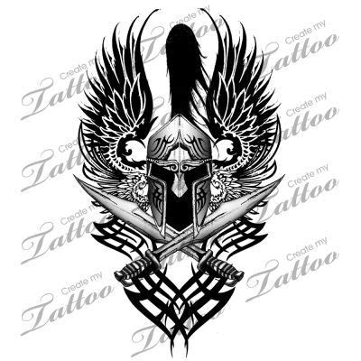 Tribal Inspiration | Inkstinct | Spartan tattoo, Sleeve tattoos, Eagle ...