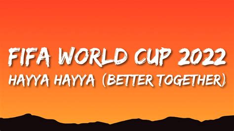 Hayya Hayya (Lyrics) | FIFA World Cup 2022™ | Chords - Chordify