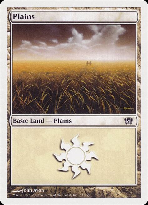 Plains | Magic the gathering cards, Magic the gathering, Magic cards