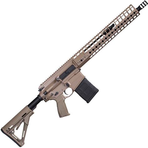 Sig Sauer 716 DMR Gen2 6.5 Creedmoor 18in FDE Modern Sporting Rifle - 20+1 Rounds - Flat Dark ...