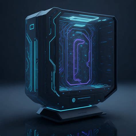 Sci-fi futuristic PC monitor by Pickgameru on DeviantArt