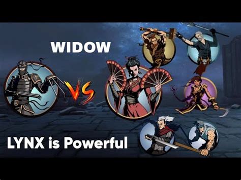 LYNX against WIDOW and her Bodyguards - Shadow Fight 2 - YouTube