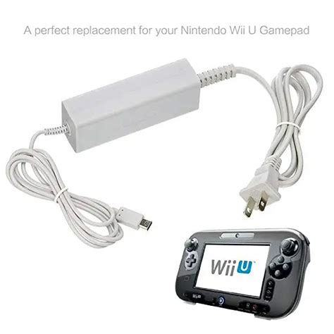 For Wii U Gamepad Charger,Ac Power Supply Adapter Charger Cable For ...