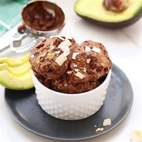 Chocolate Avocado Ice Cream [No Churn] - The Healthy Maven