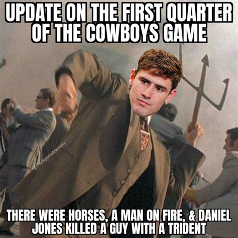 Daniel Jones killed a guy. : r/nflmemes