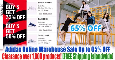 Today Onwards: Adidas Online Warehouse Sale! Up to 65% off clearance over 1,000 products! FREE ...