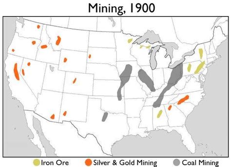 United States Iron Mine Map