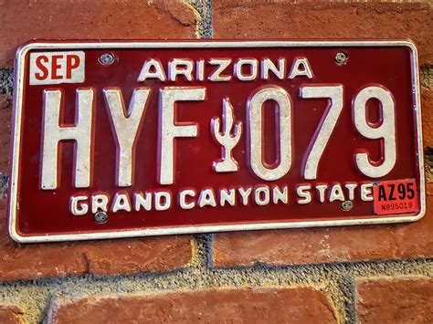 Arizona License Plate Free Stock Photo - Public Domain Pictures