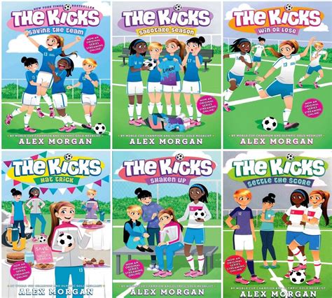 The Kicks Series Collection Set Books 1-6 Paperback By Alex Morgan Brand New!