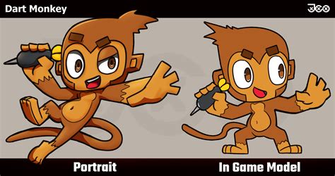 Dart Monkey by JayCoxxx on Newgrounds