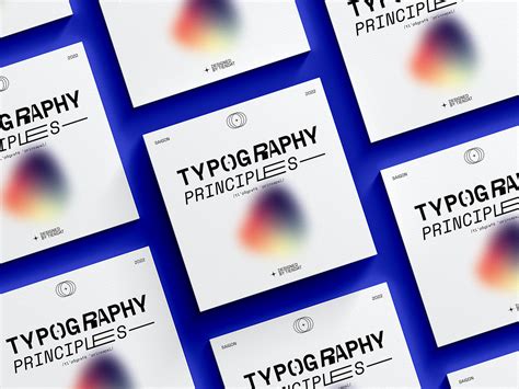 Typography Principles on Behance