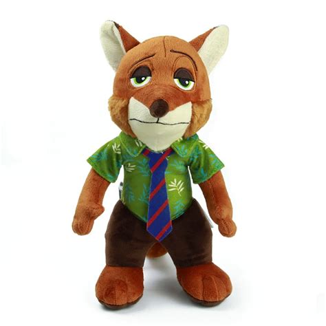 24 33cm Zootopia Fox Nick Wilde Plush Dolls Toy Big Size Rabbit Judy Hopps Stuffed Toys Plush ...